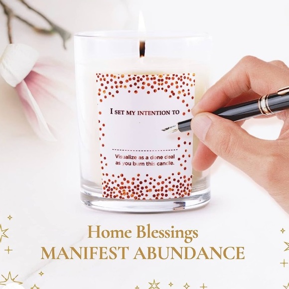 ABUNDANCE MANIFESTATION CANDLE - Picture 2 of 3
